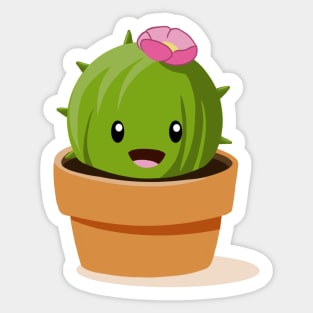 Happy cactus Sticker
